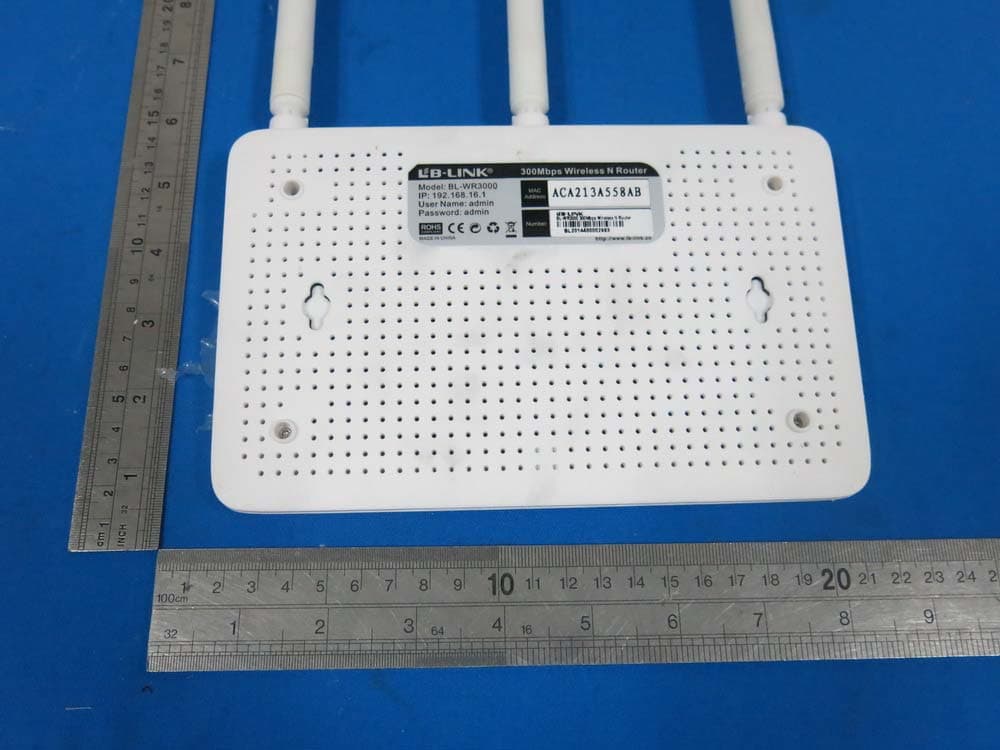 300Mbps Wireless N Router - FCC ID S8J-WR3000 - Shenzhen Bilian Electronic Co., Ltd.