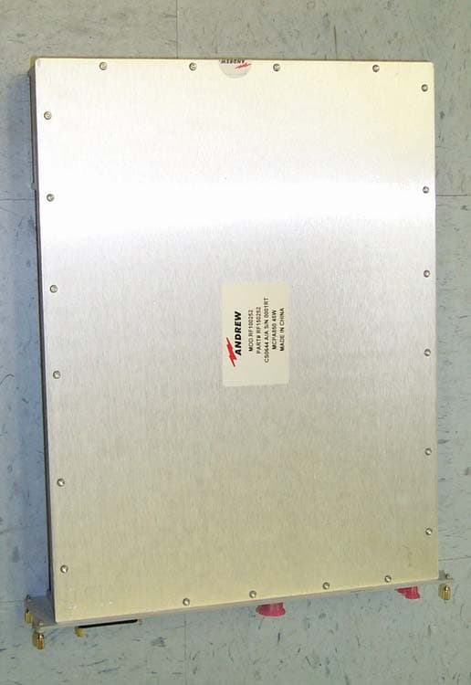 45W UMTS 850MHz MCPA RF100252/NTUM30EA - FCC ID S8L-100252MCPA - Andrew Corporation, Base Station Subsystems Group