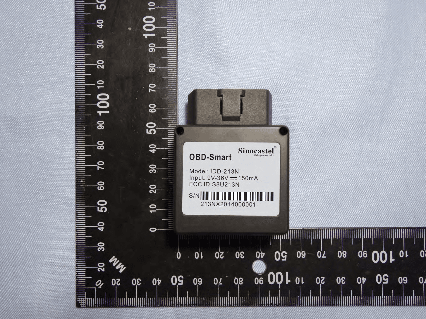 OBD GPS Tracker - FCC ID S8U213N - Sinocastel Co.,Ltd.
