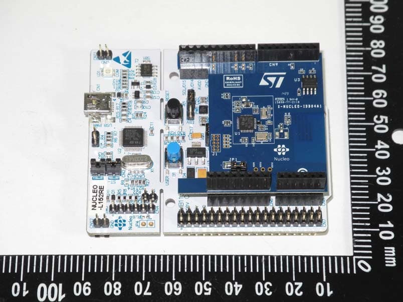 Bluetooth Low energy expansion board based on BlueNRG for STM32 Nucleo - FCC ID S9NIDB04A1 - ST Microelectronics S.R.L.