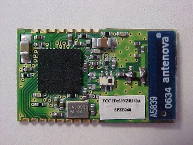 ZigBee Module - FCC ID S9NZB260A - ST Microelectronics S.R.L.