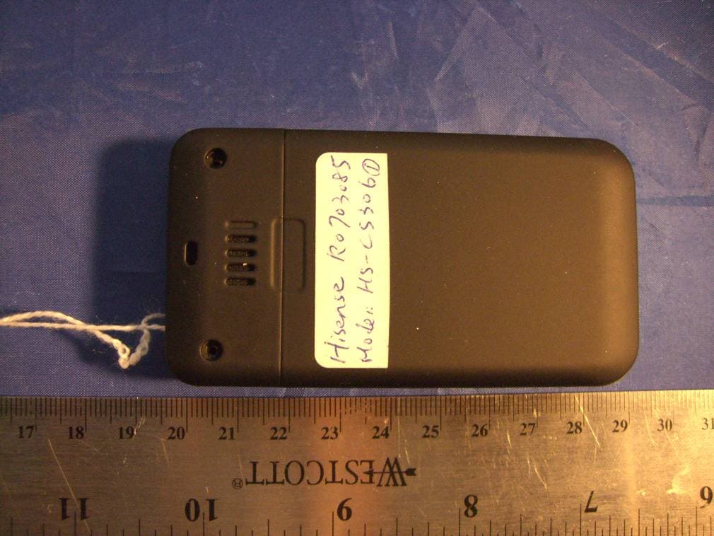 CDMA 1X Mobile TelePhone - FCC ID SARHISENSEC306 - Hisense Communication Co., Ltd. (2)