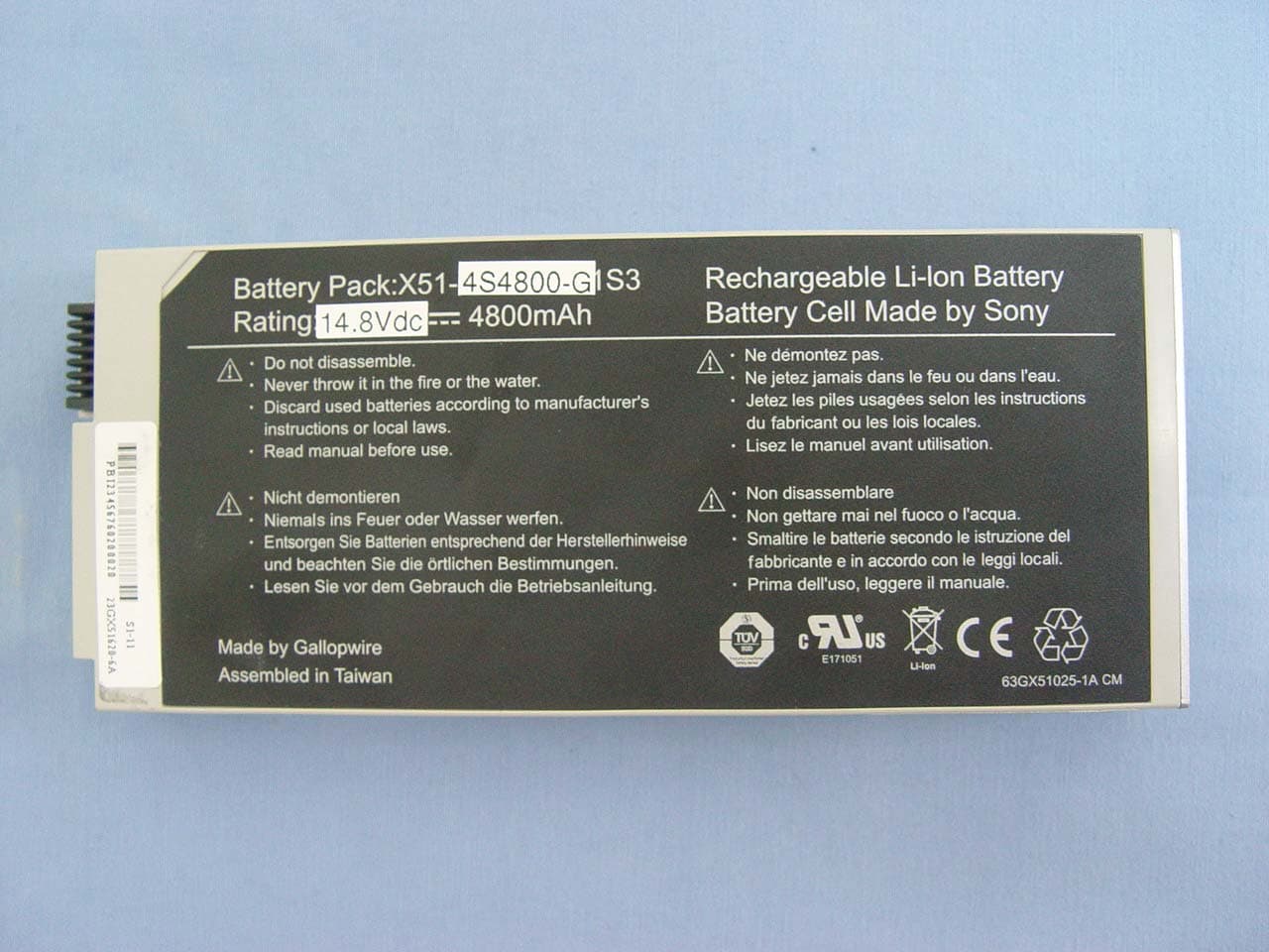 Notebook PC - FCC ID SAZ-GUBTCRQ2426 - Uniwill Computer Corp. (2)