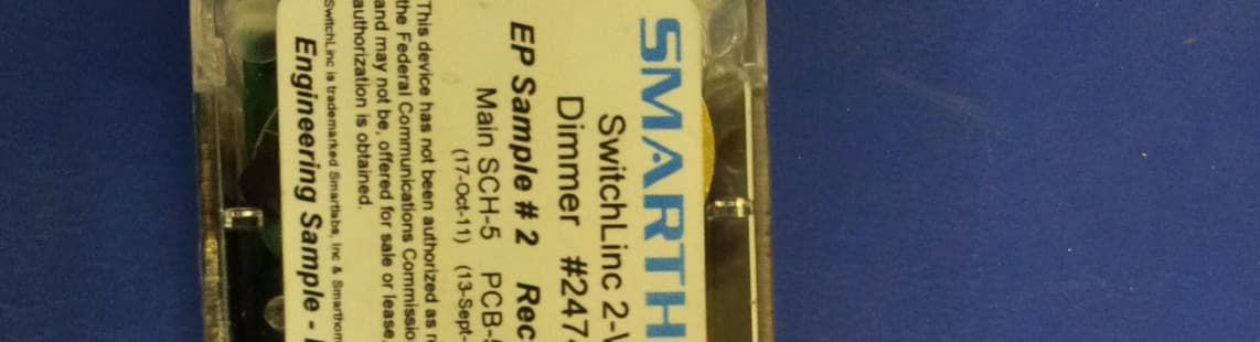 Wireless Remote Control AC Dimmer - FCC ID SBP2474DWH - Insteon Technologies, LLC (1)