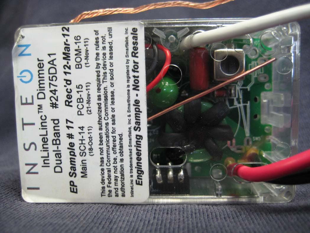 In-Line Hardwired Light Dimming Module - FCC ID SBP2475DA1 - Insteon Technologies, LLC (1)