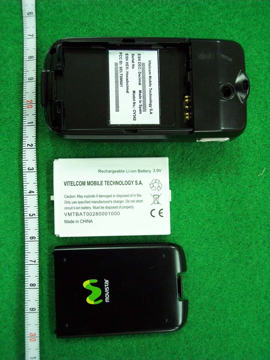 Single Band CDMA Mobile Phone - FCC ID SELTSM601 - Vitelcom Mobile Technology USA, Inc. (4)