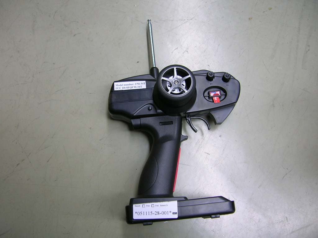 Digital Proportional 5 Channel FM Radio Control Sy - FCC ID SEQFM-34T - Shanghai P&C Telesystems Inc. (1)