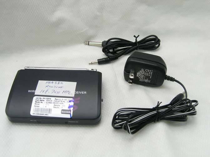 Receiver for Wireless Microphone - FCC ID SGDWLR02 - Zonik Industrial Co. Ltd. (2)