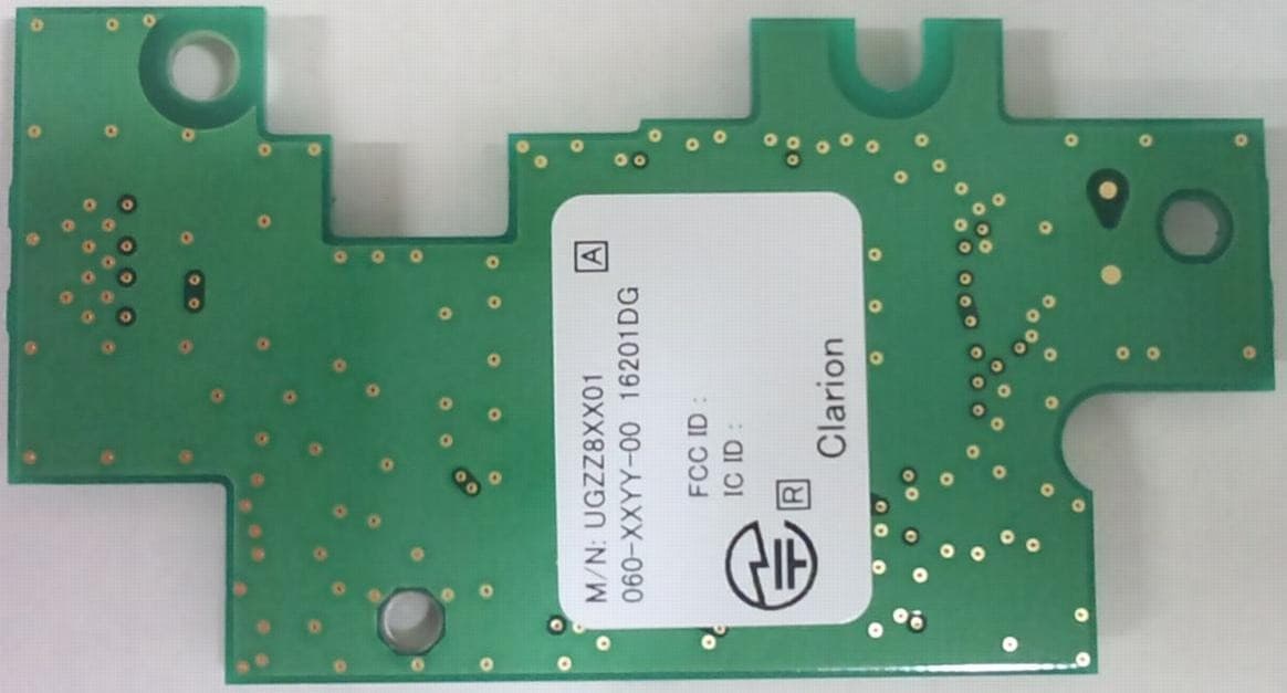 Car equipment unit - FCC ID SJ20608136 - Clarion Co., Ltd (3)