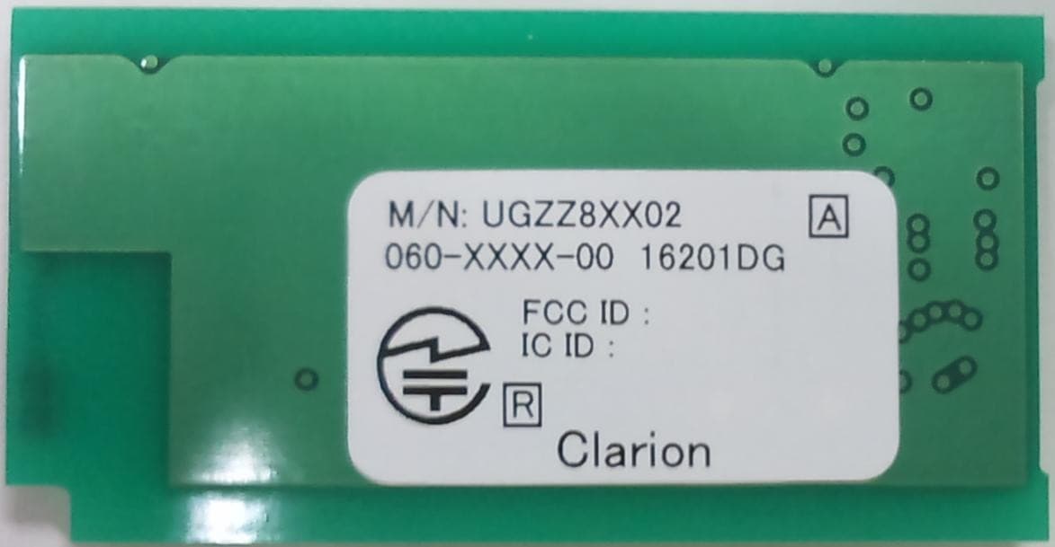 Car equipment unit - FCC ID SJ20608137 - Clarion Co., Ltd (2)