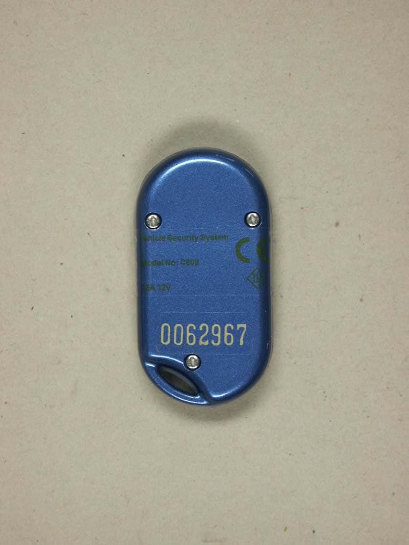 VEHICLE SECURITY SYSTEM C803 - FCC ID SJXC803 - Zhongshan Guzhen Xincheng Vehicle Parts Manufacturing Factory (4)