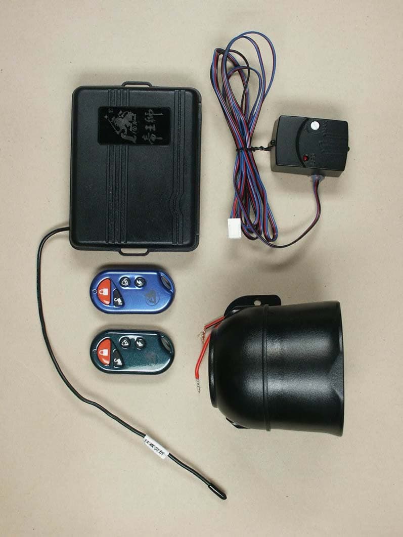 VEHICLE SECURITY SYSTEM C803 - FCC ID SJXC803 - Zhongshan Guzhen Xincheng Vehicle Parts Manufacturing Factory
