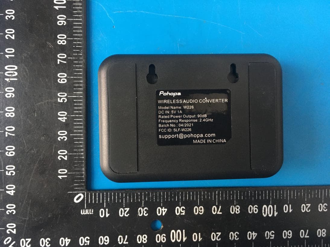 Wireless TV Speaker - FCC ID SLF-W226 - Shenzhen Wanfengda Electronics Co., Ltd.