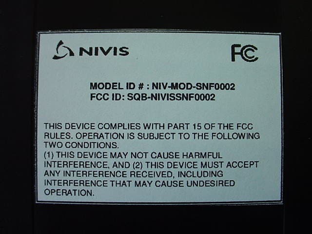 Networking Device - FCC ID SQB-NIVISSNF0002 - HDJ WIRELESS ENTERPRISE, LLC  d/b/a NIVIS (2)