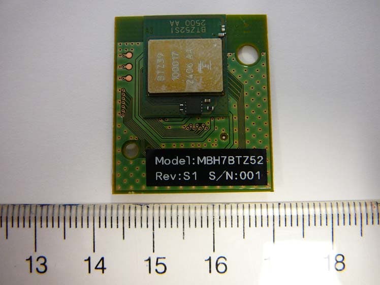 Bluetooth Module - FCC ID SQK-MBH7BTZXXC2 - Fujitsu Component Limited (2)