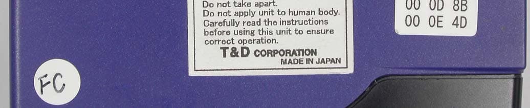 Data Collector - FCC ID SRDRTR5W - TandD Corporation