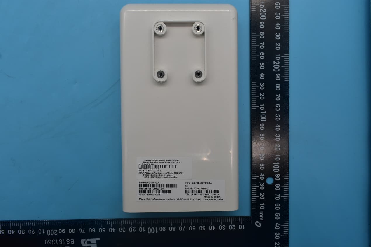 WLAN Router (5G NR/LTE/WCDMA/BT BLE) - FCC ID SRQ-MC7010CA - ZTE Corporation (5)