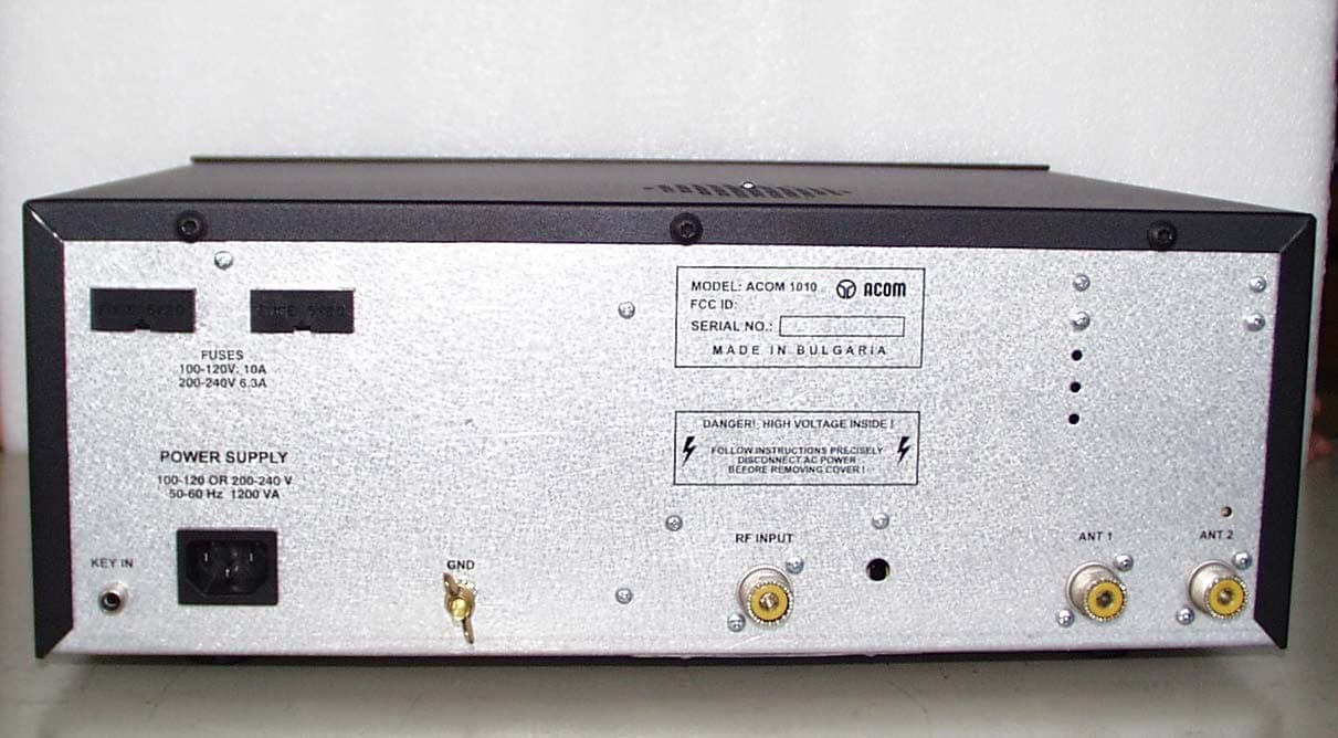 ACOM 1010 - FCC ID SRRA1010 - Acom International Inc