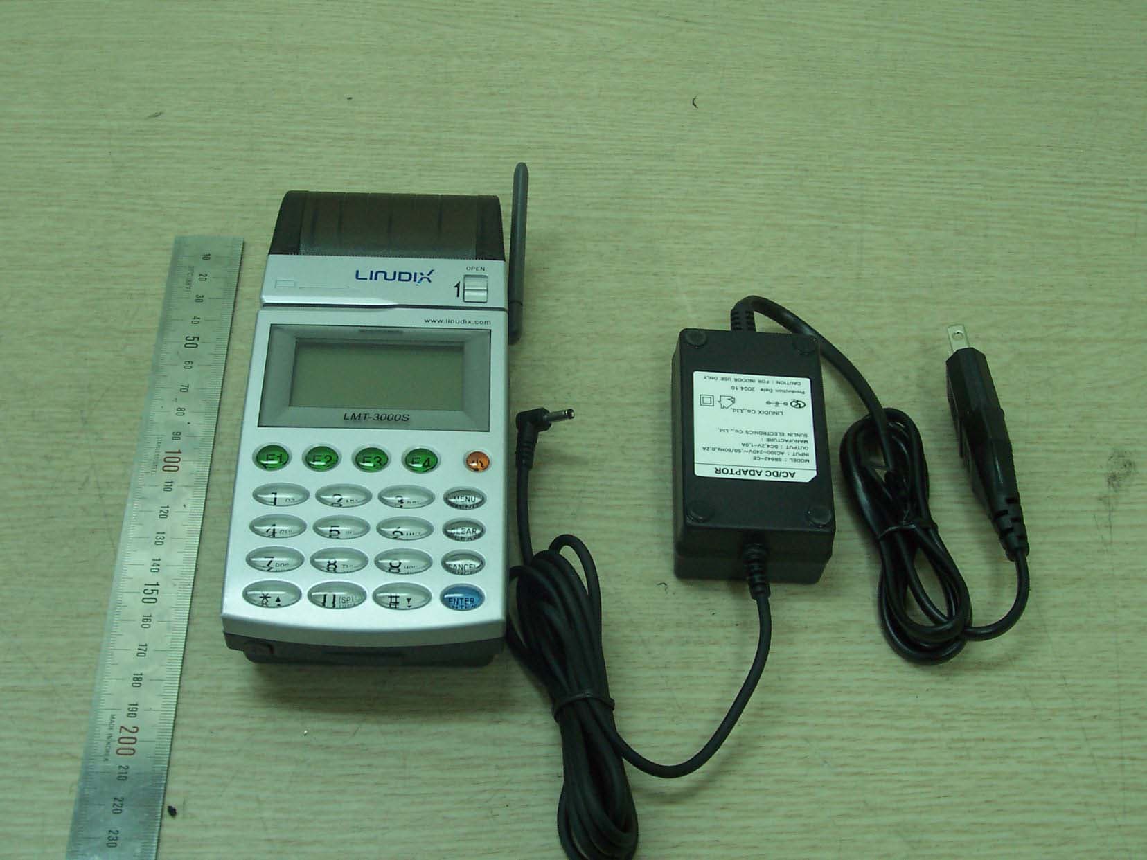 Wireless POS Terminal - FCC ID SRVLMT-3000S - Linudix  Co. Ltd. (2)