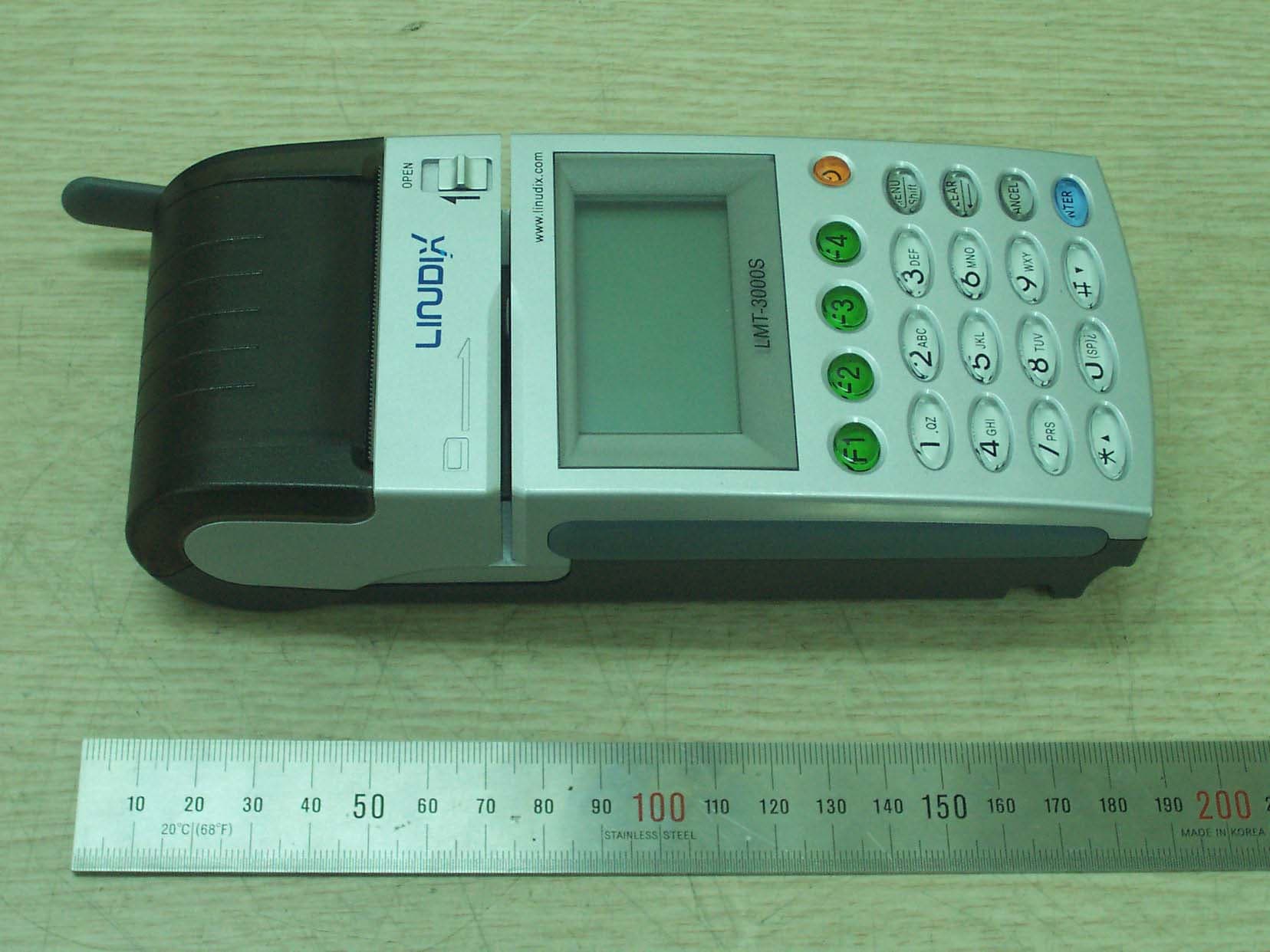 Wireless POS Terminal - FCC ID SRVLMT-3000S - Linudix  Co. Ltd. (3)