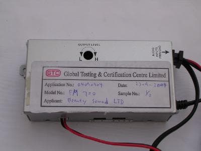 FM Stereo Transmitter - FCC ID SSX-FM700 - UBUY Industrial Corporation (2)