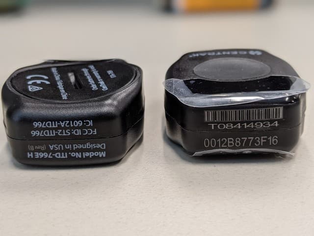 Mini MM Patient/Asset Tag ITD/U-766E/H, -7622E/H,-7623E/H - FCC ID ST2-ITD766 - Centrak, Inc.