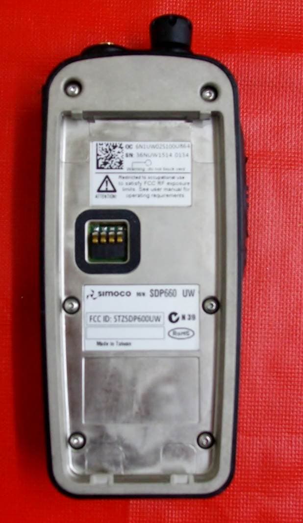 UHF Portable Transceiver - FCC ID STZSDP600UW - Simoco Wireless Solutions Pty Ltd (3)