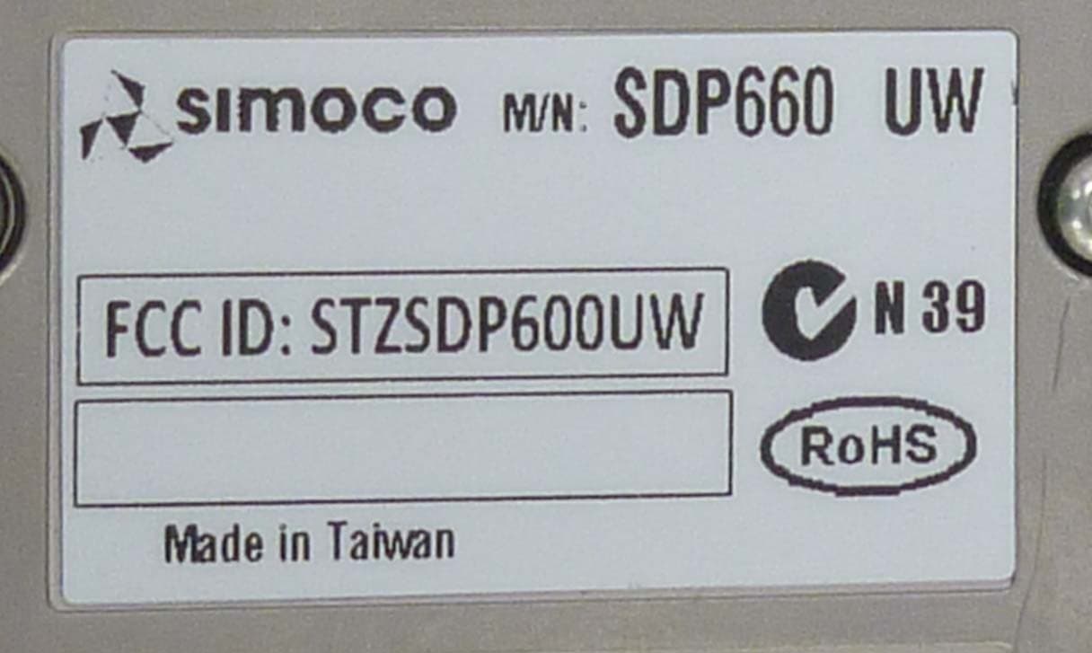 UHF Portable Transceiver - FCC ID STZSDP600UW - Simoco Wireless Solutions Pty Ltd (4)