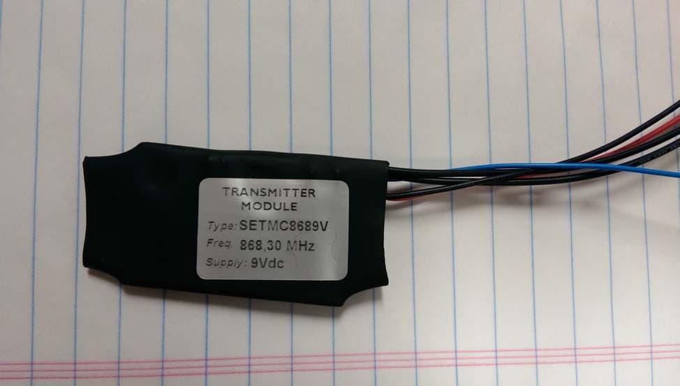 Encoded Transmitter - FCC ID SU7SETMC8689V - Controlled Entry Distributors, Inc.