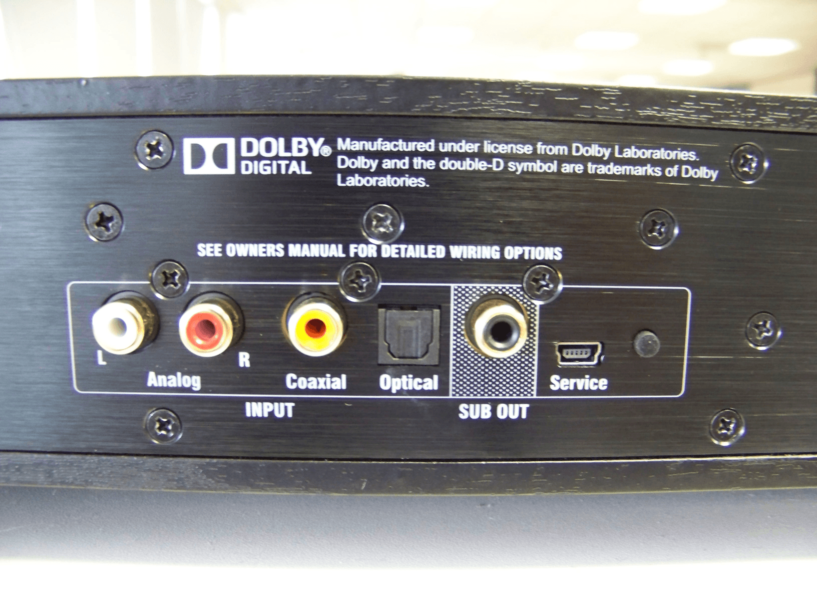 PSB Speakers Powered Sounbar - FCC ID SVC-PSBVS21 - Lenbrook Industries Limited