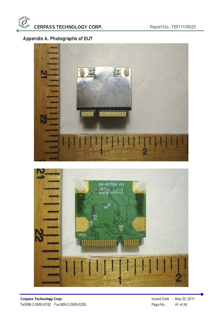 USB Half-Mini-Card Wireless Module - FCC ID SW8WK8000 - Good Way Technology Co., Ltd.