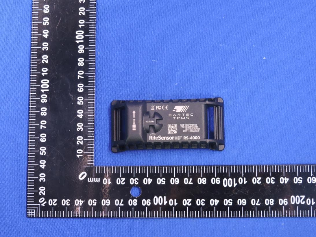 Rite Sensor HD - FCC ID SX8RS4000 - Bartec USA LLC.