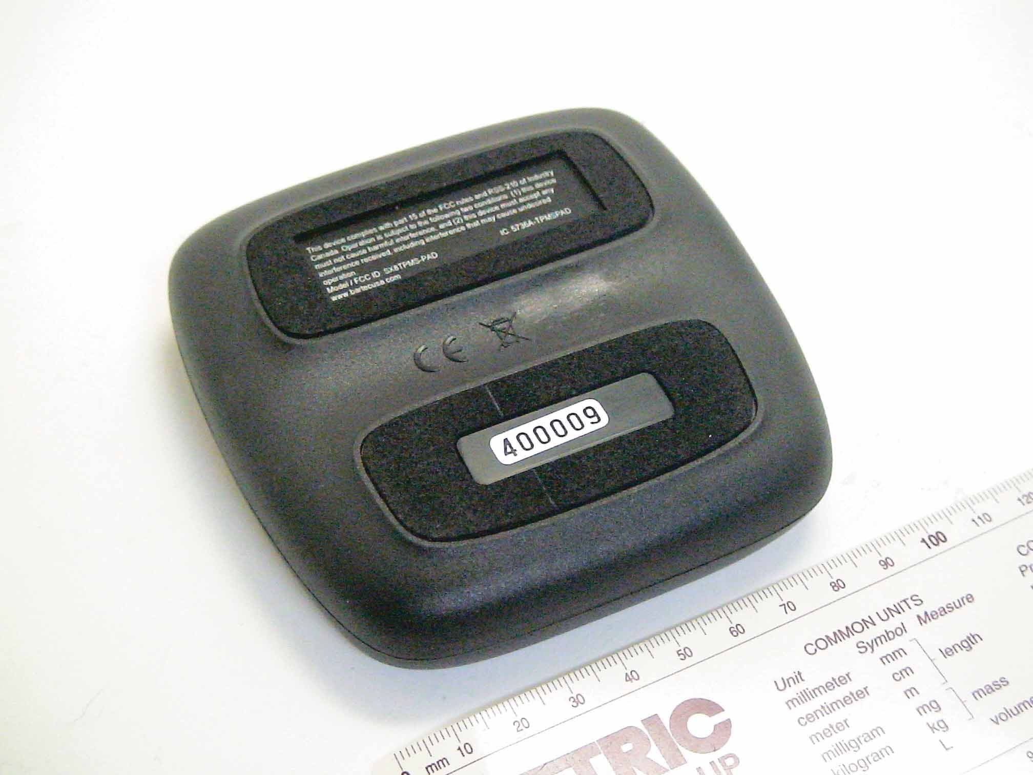 Tire Pressure Programming Transmitter - FCC ID SX8TPMS-PAD - Bartec USA LLC.