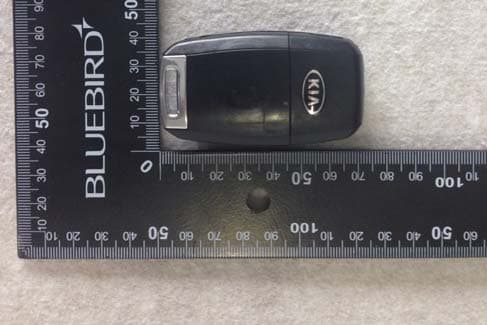 Remote Keyless Entry System (Transmitter) - FCC ID SY5JFRGE04 - Continental Automotive Korea Ltd.