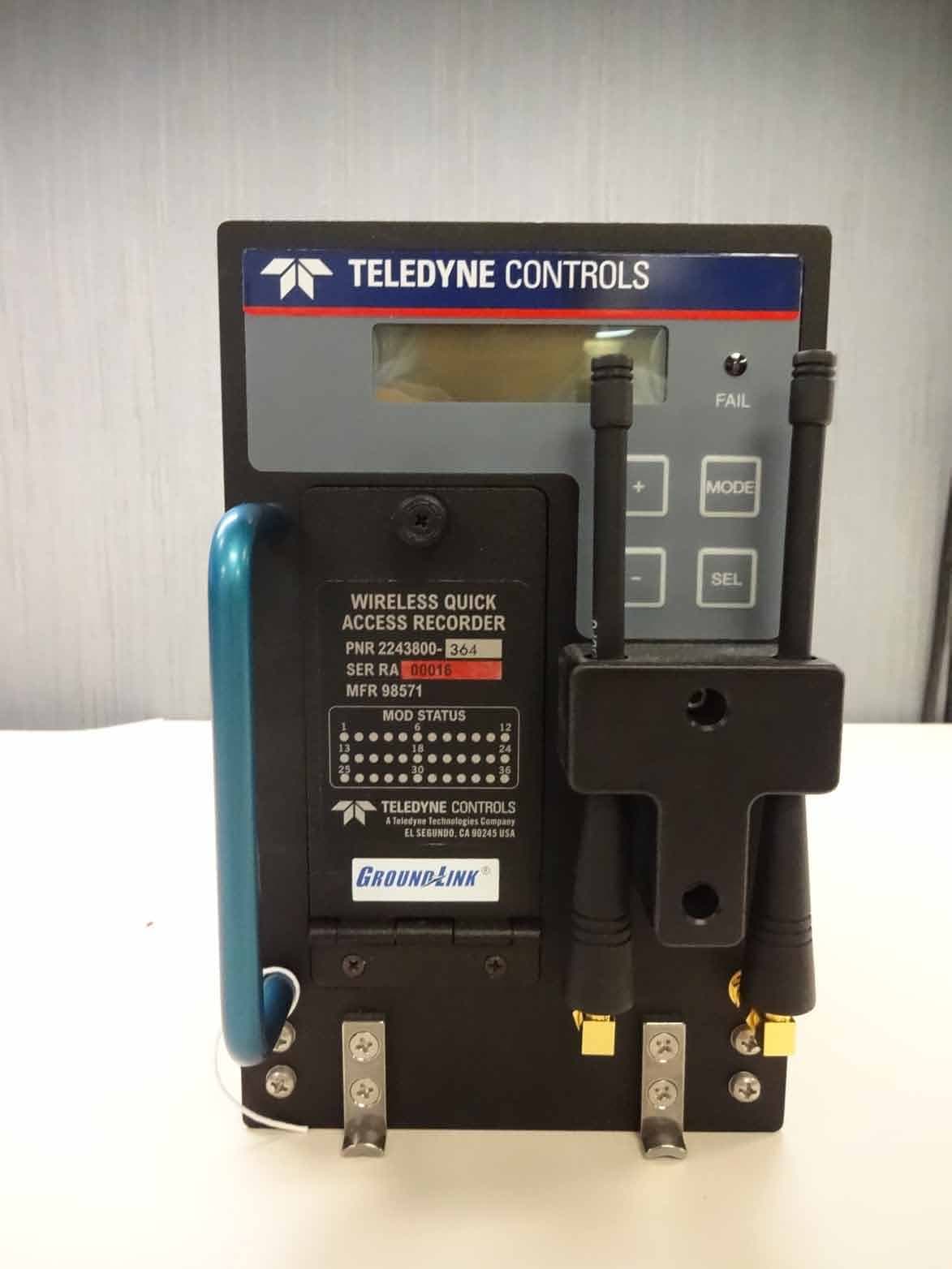 Wireless Groundlink(R) Quick Access Recorder - FCC ID SYK-WQAR-362-2R - Teledyne Controls, a business unit of Teledyne Technologies