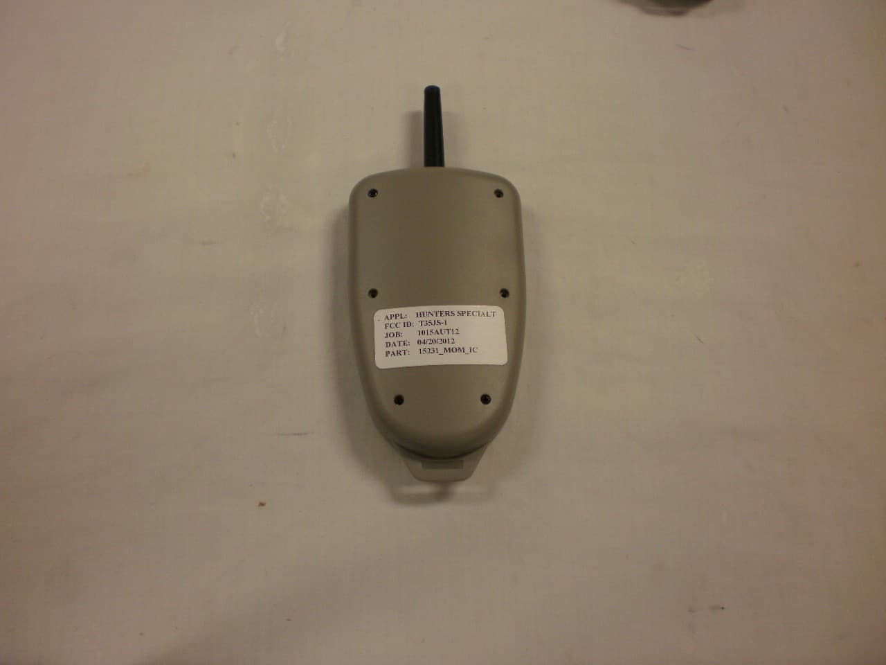 DIGITAL GAME CALLER-JURY-TRANSMITTER - FCC ID T35JS-1 - Hunter�s Specialties, Inc. (2)
