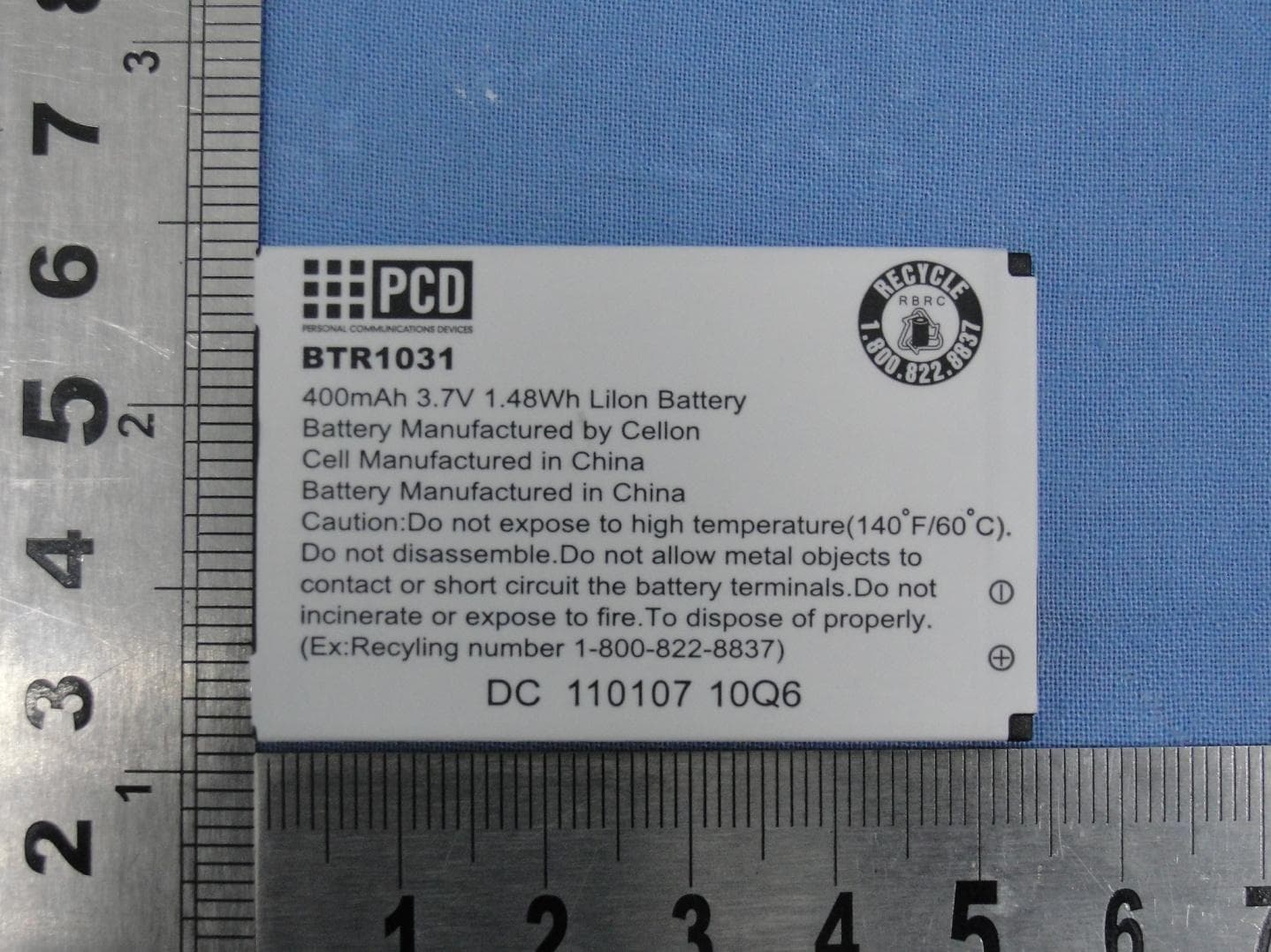 Mobile Phone - FCC ID T38PCD1001B - Cellon Communications Technology (Shenzhen) Co.,Ltd. (3)