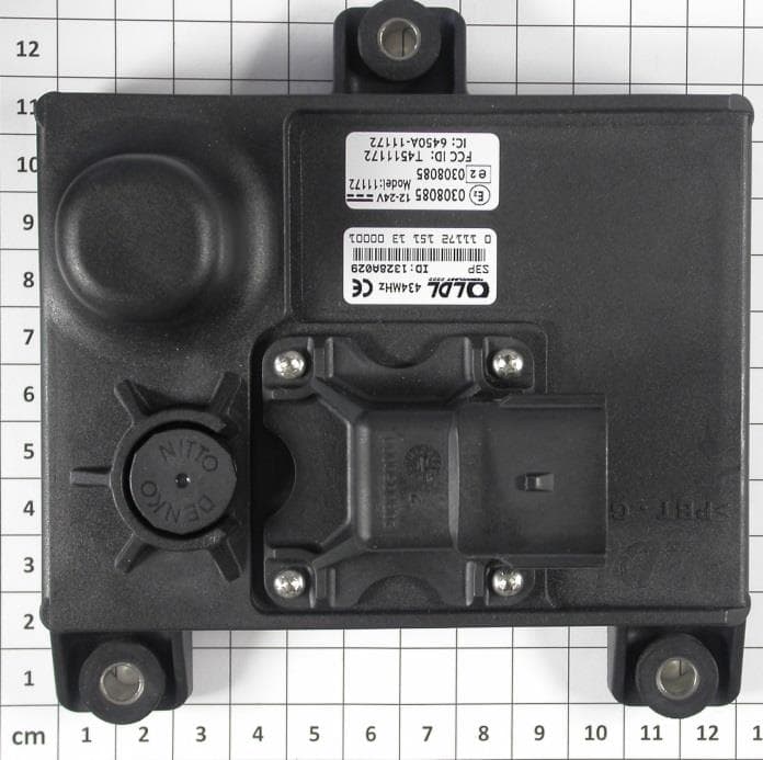 Receive Control Unit (Part of Tire Pressure Measuring Sensor System) - FCC ID T4511172 - LID Technologies S.A.S.
