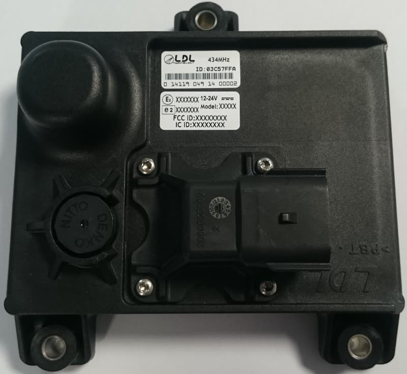 TCU with TPMS transmitting at 433.92 MHz - FCC ID T4514119 - LID Technologies S.A.S.