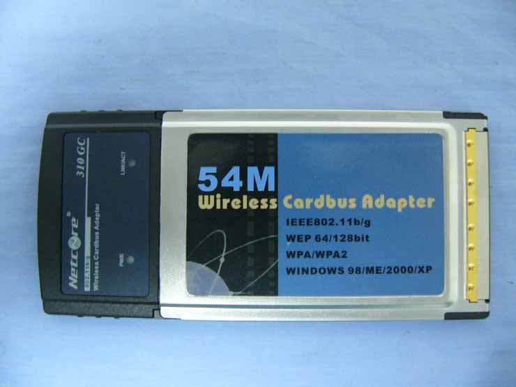 Wireless Cardbus Adapter - FCC ID T58310GC2006M1 - NETIS SYSTEMS CO., LTD.