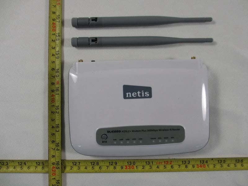 ADSL2 Modem Plus 300Mbps Wireless-N Router - FCC ID T58DL4305R - NETIS SYSTEMS CO., LTD. (4)