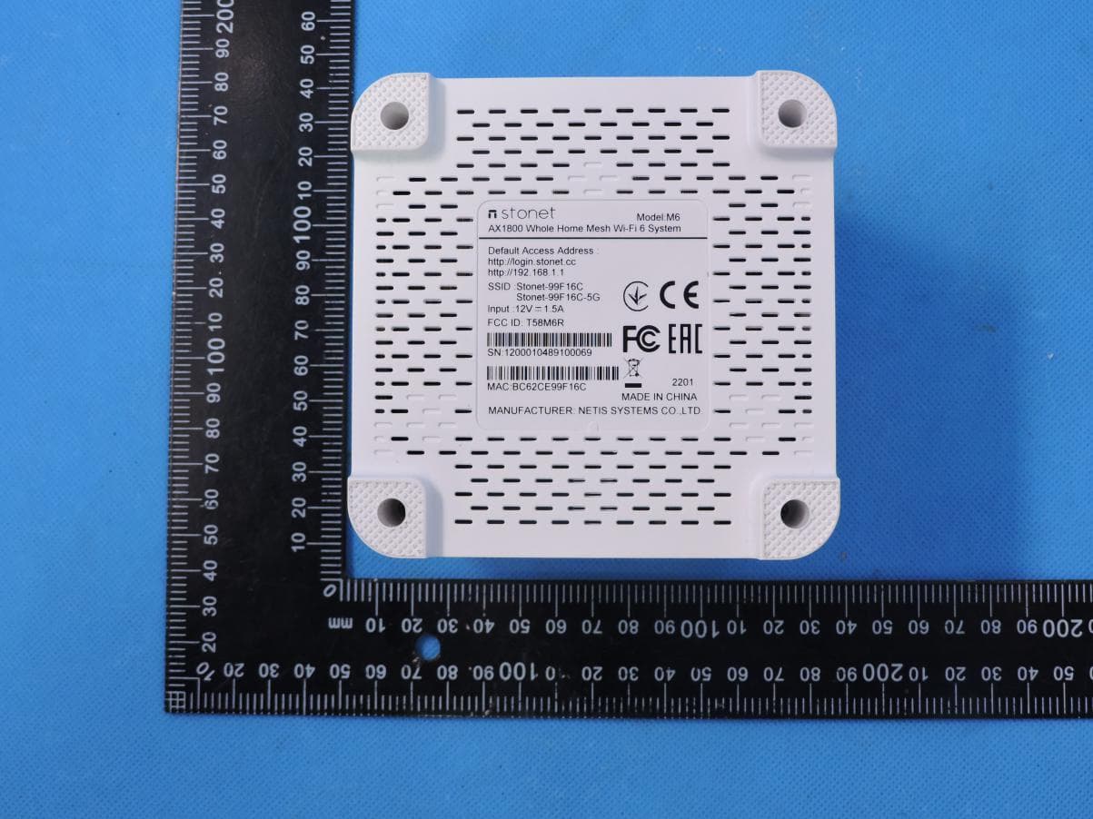 AX1800 Whole Home Mesh WiFi 6 System - FCC ID T58M6R - NETIS SYSTEMS CO., LTD. (3)