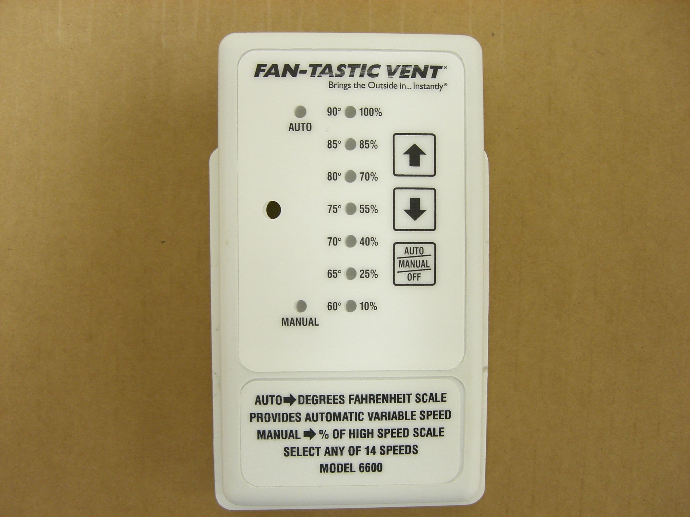 Fantastic-Vent 417RF Hood Fan Remote - FCC ID T5N417 - KIB Enterprises Corp