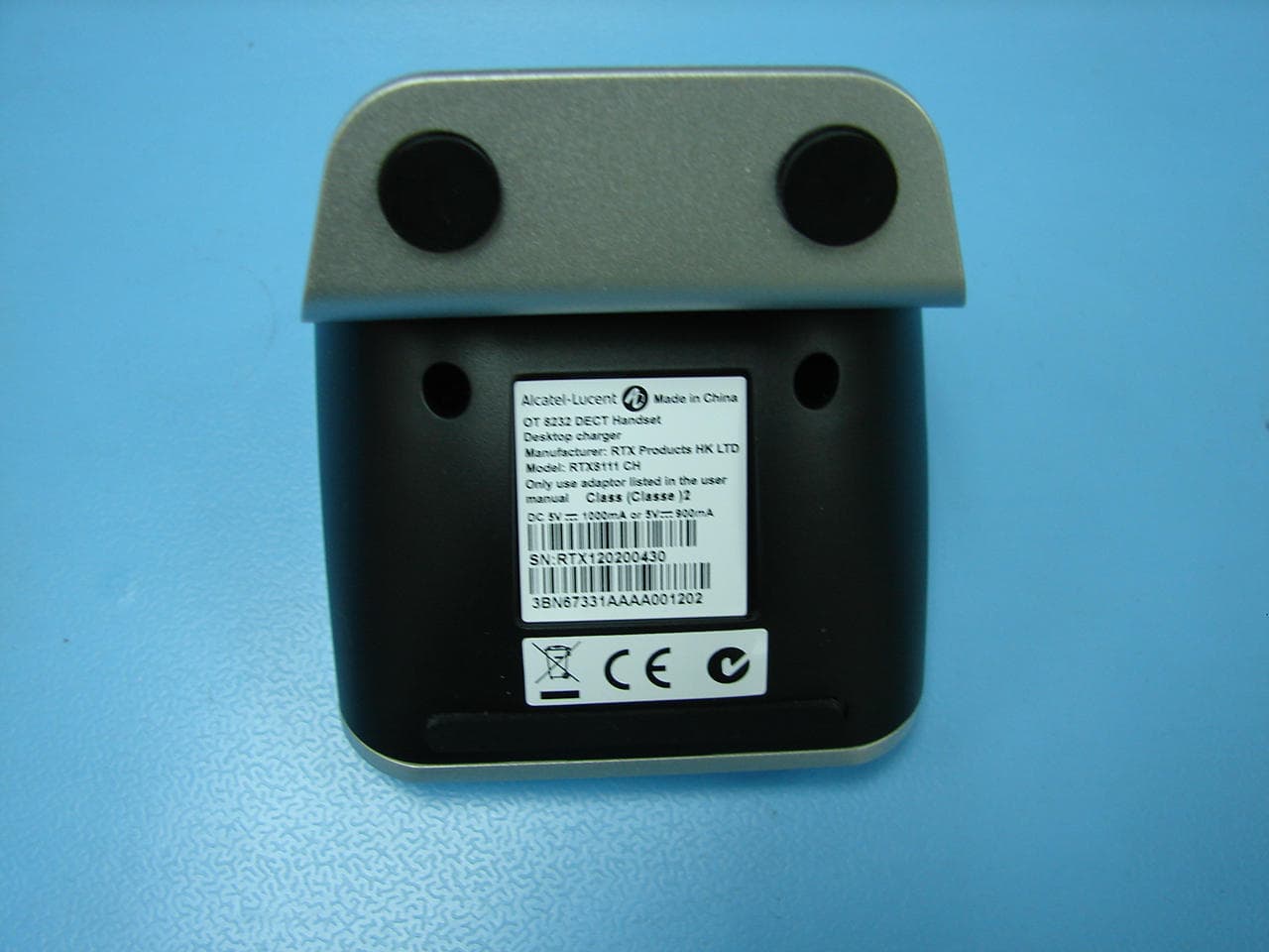 DECT telephone handset and charger - FCC ID T7HCT8111 - RTX Hong Kong Ltd. (1)