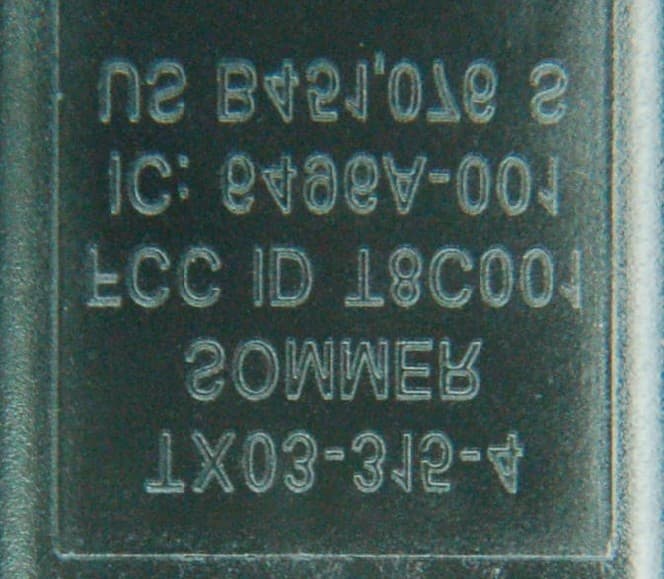 Remote Control Transmitter - FCC ID T8C001 - SOMMER Antriebs- und Funktechnik GmbH