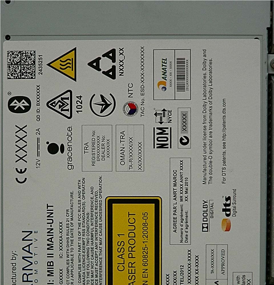 Car Radio with BT, WLAN and GPS - FCC ID T8GA270 - Harman Becker Automotive Systems (5)