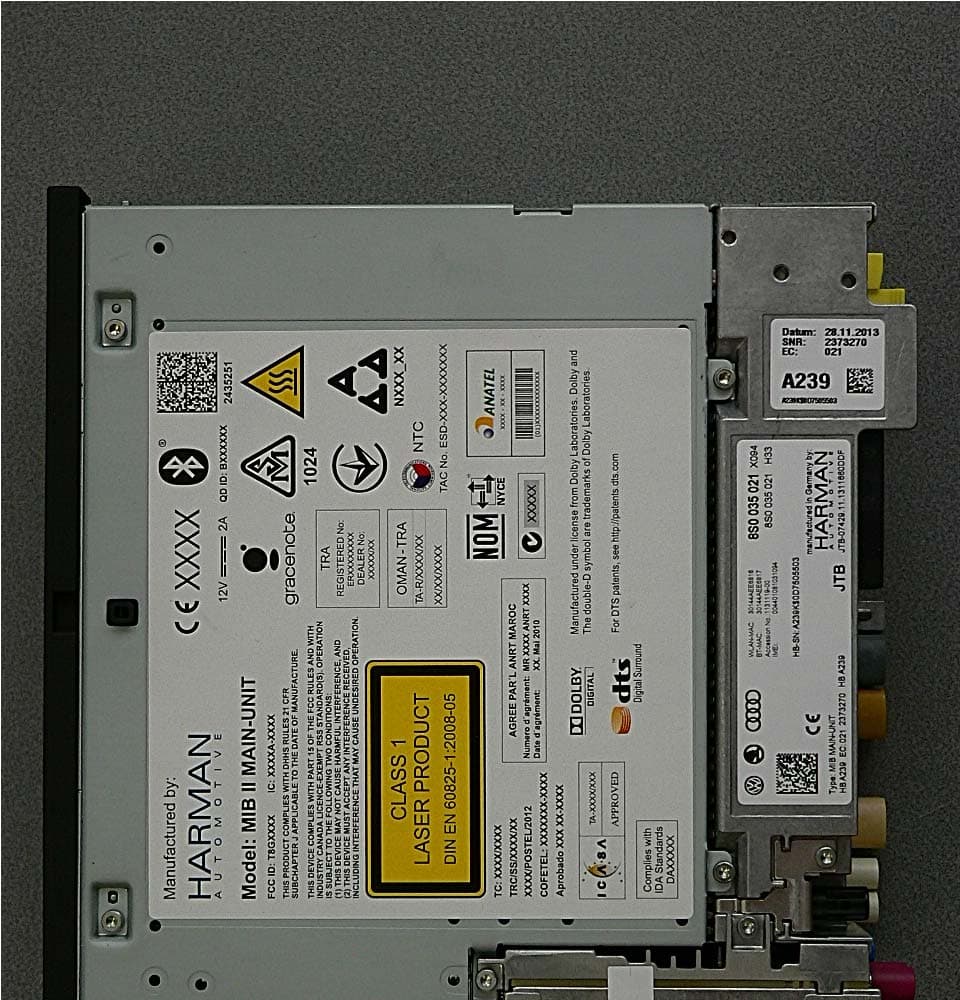 Car Radio with BT, WLAN and GPS - FCC ID T8GA270 - Harman Becker Automotive Systems (2)