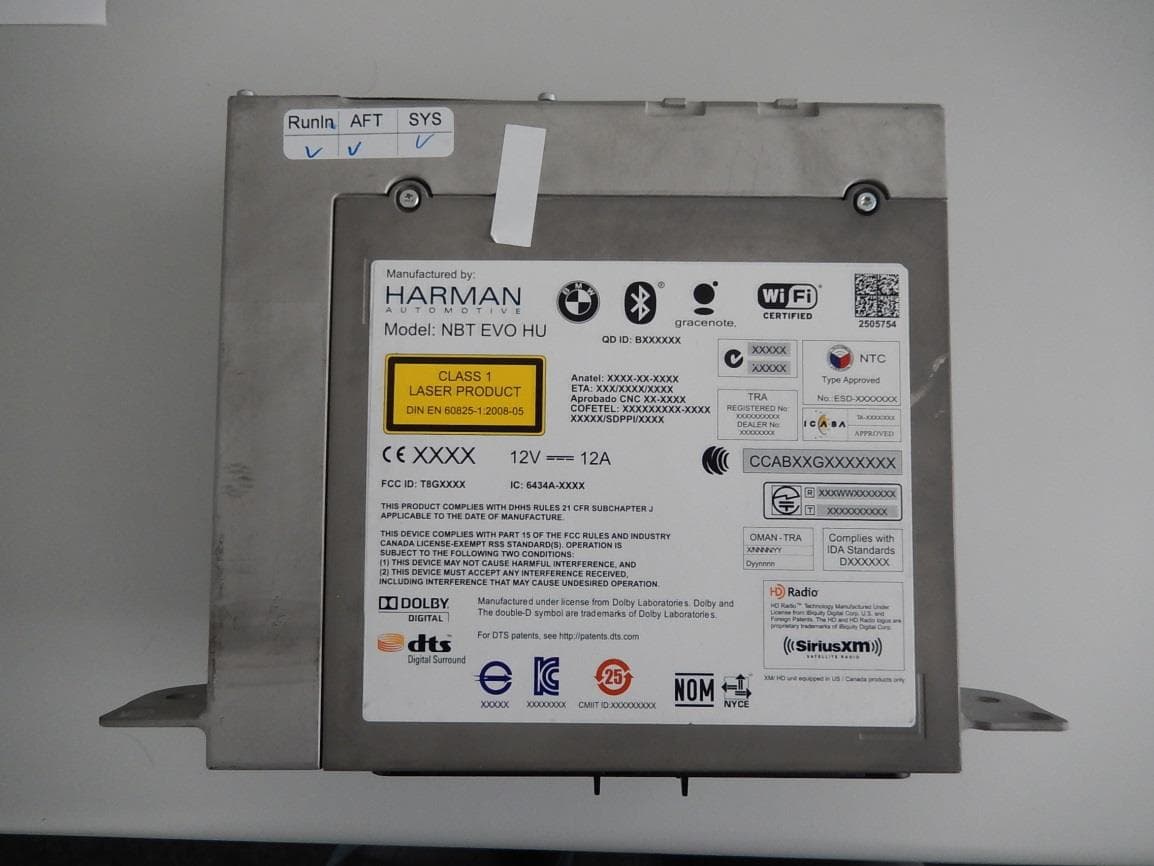 Car Head Unit NBT EVO HU - FCC ID T8GB140 - Harman Becker Automotive Systems (4)