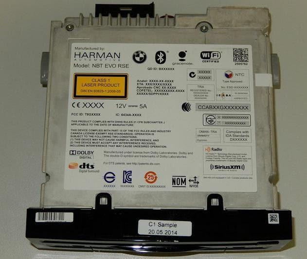 Kleer Transceivers of NBT EVO RSE - FCC ID T8GB173 - Harman Becker Automotive Systems