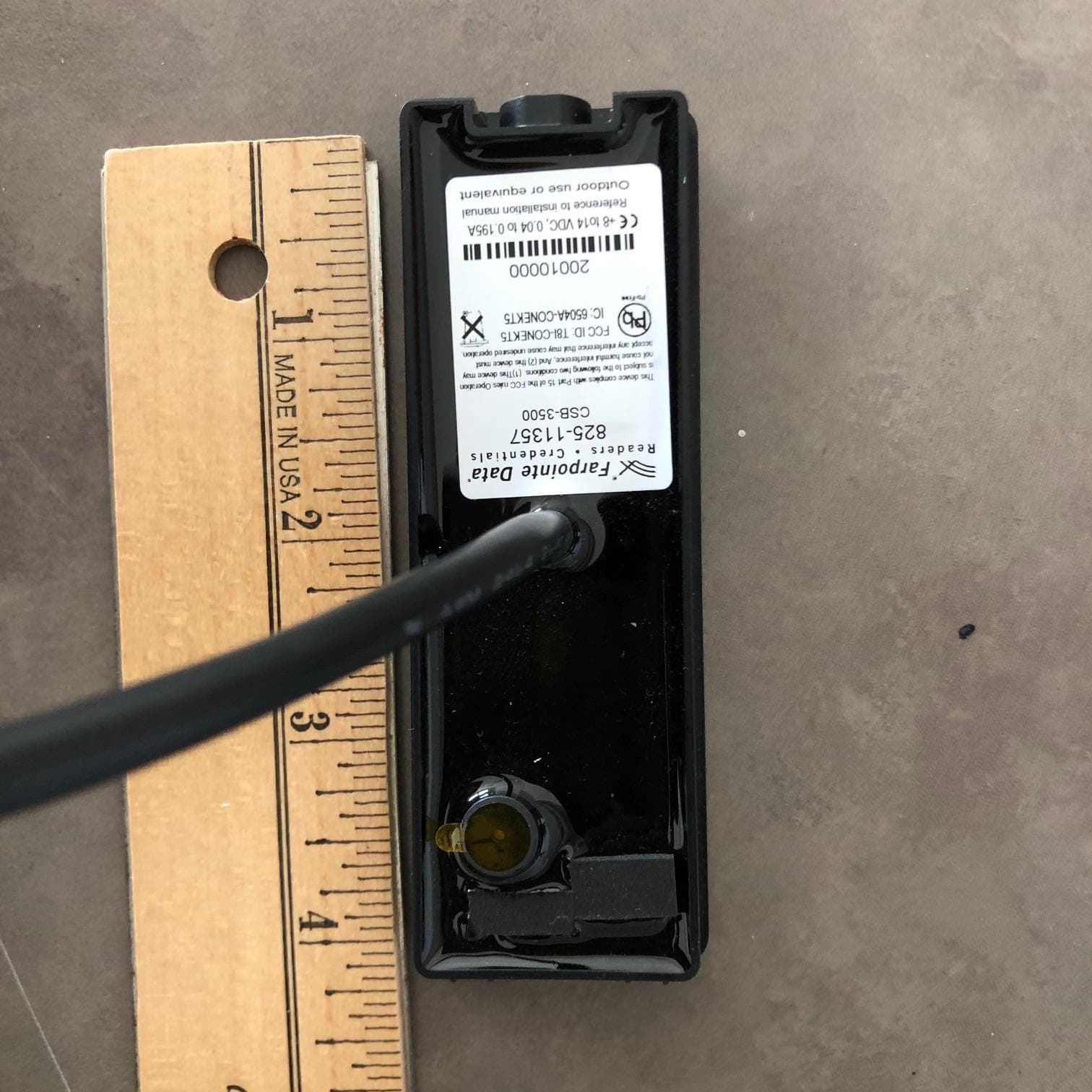 NORTEK MOBILE-READY CONTACTLESS SMARTCARD READER - FCC ID T8I-CONEKT5 - Farpointe Data Inc.